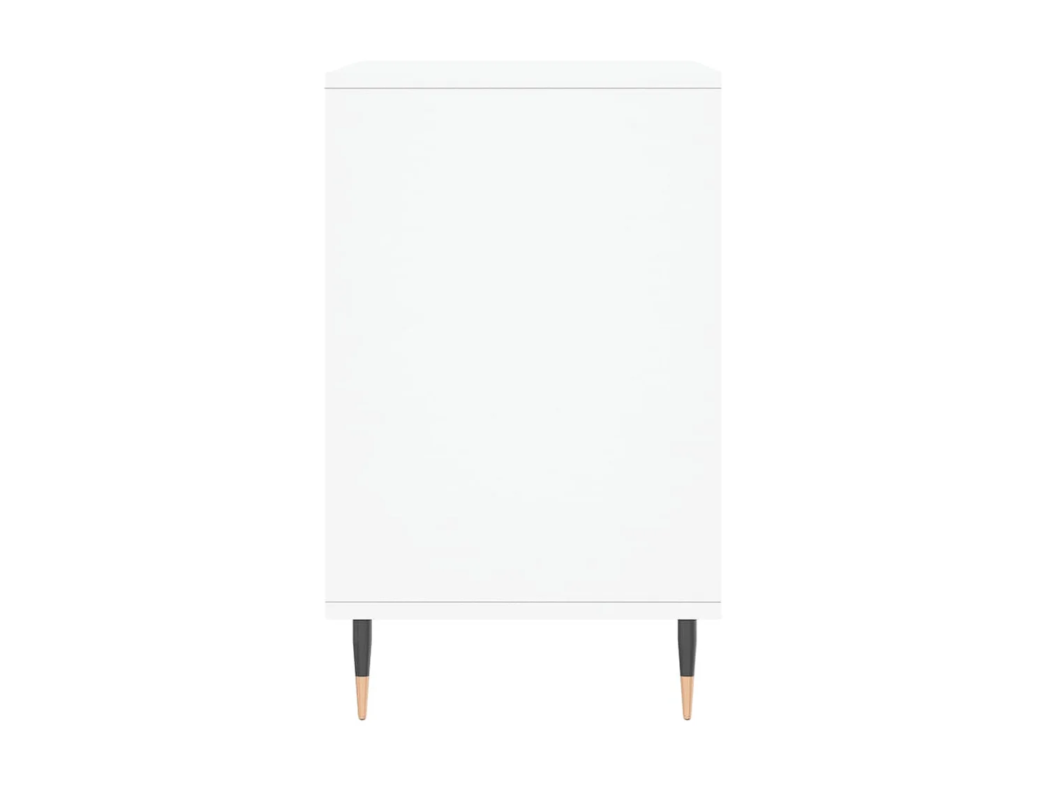 Scarpiera Bianco lucido 102x36x60 cm MDF