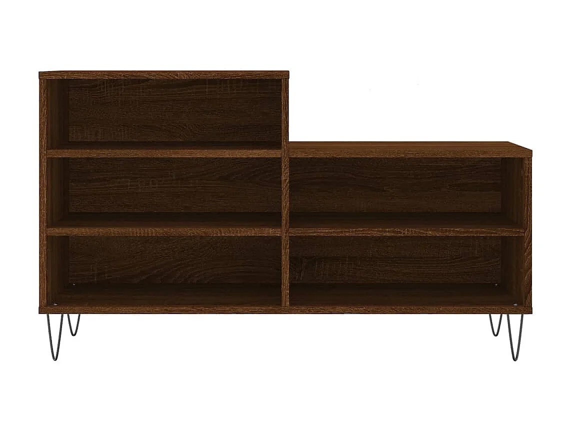 Armoire à chaussures Chêne marron 102x36x60cm Bois d'ingénierie