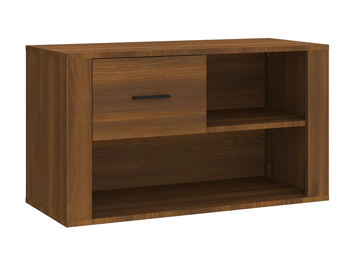 Armoire à chaussures Chêne marron 80x35x45 cm Bois d'ingénierie