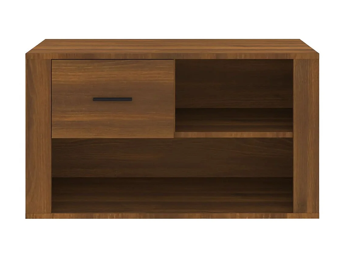 Armoire à chaussures Chêne marron 80x35x45 cm Bois d'ingénierie