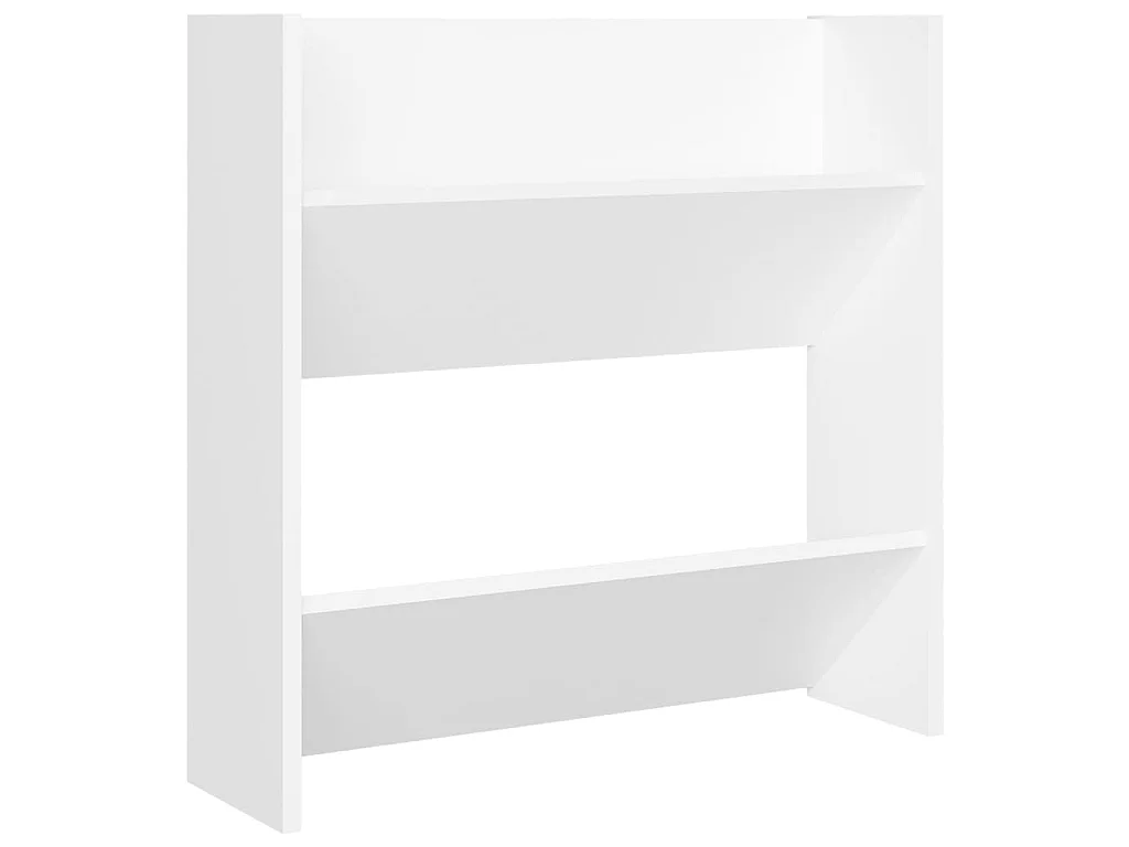 Scarpiere a Muro 4 pz Bianco 60x18x60 cm Truciolare