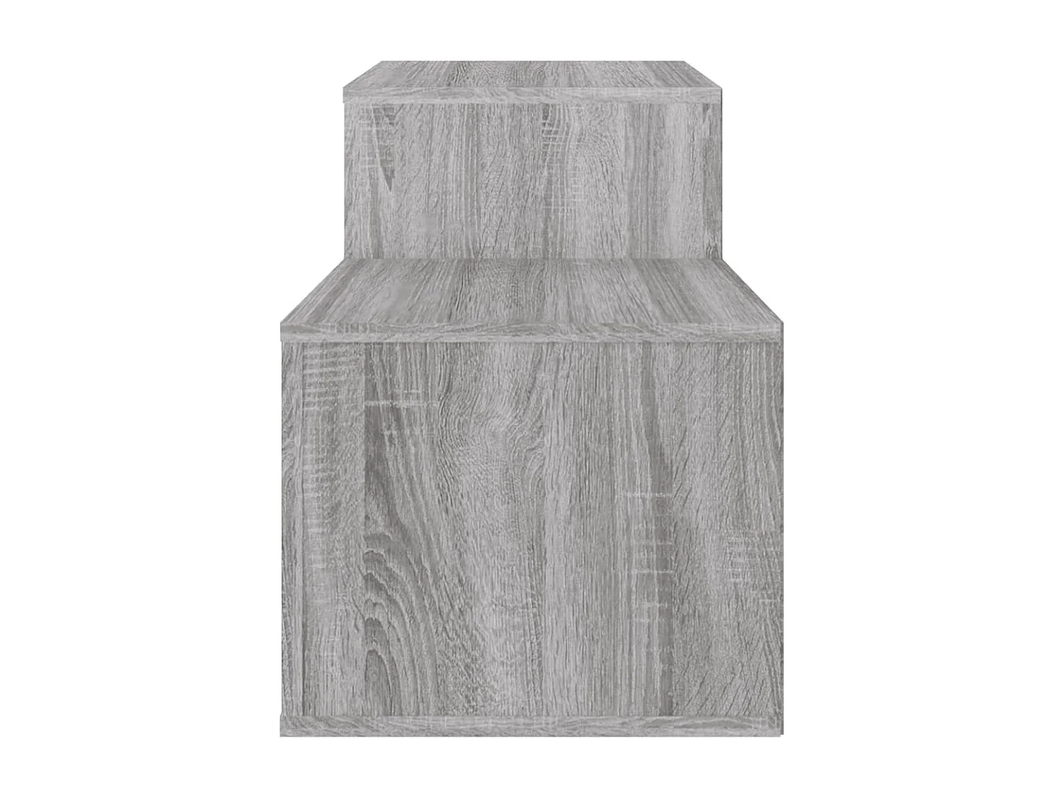 Sonoma schoenenkast grijs 150x35x45 cm Bewerkt hout