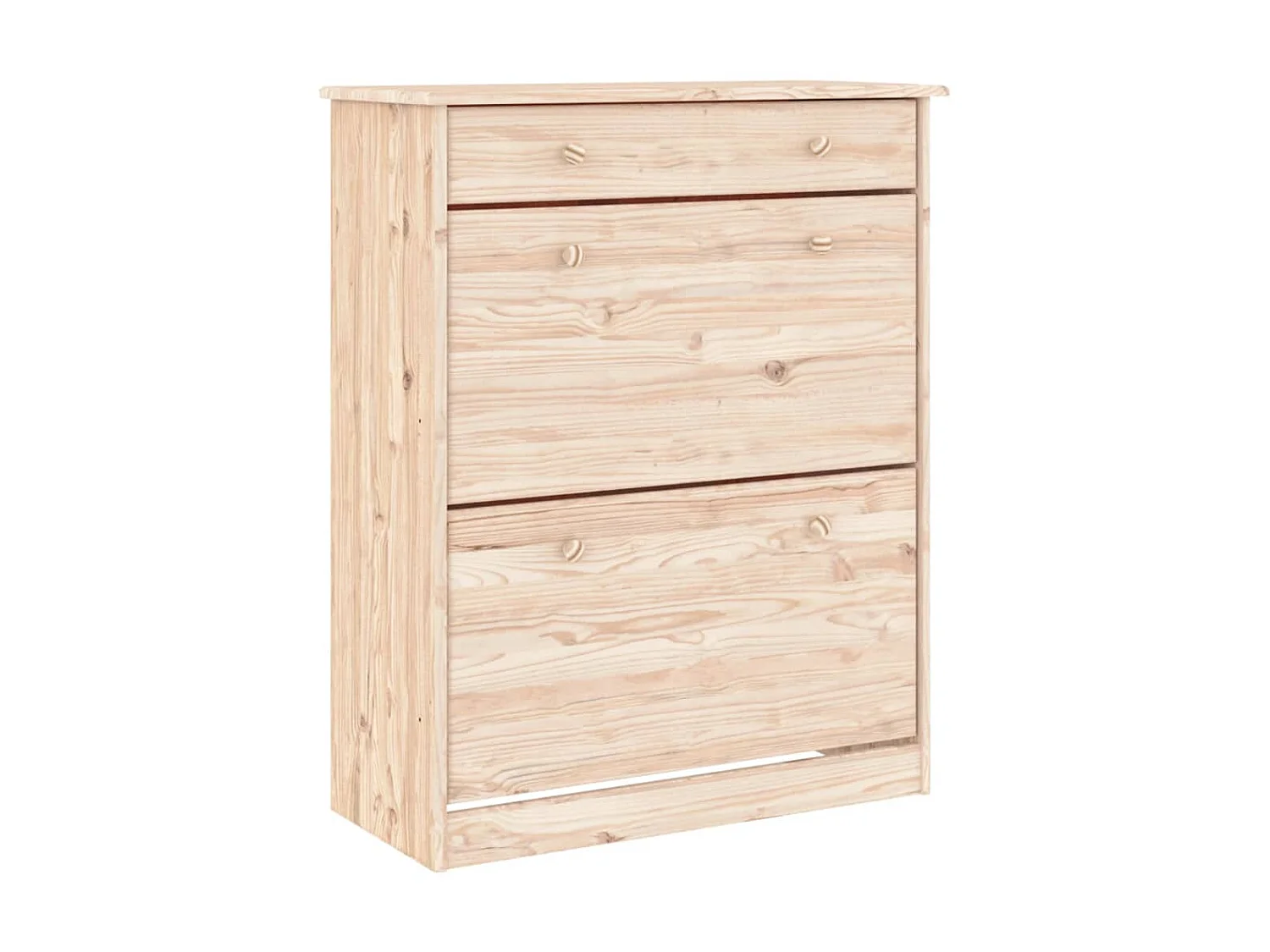 Armoire à chaussures ALTA 77x35x96 cm bois massif de pin