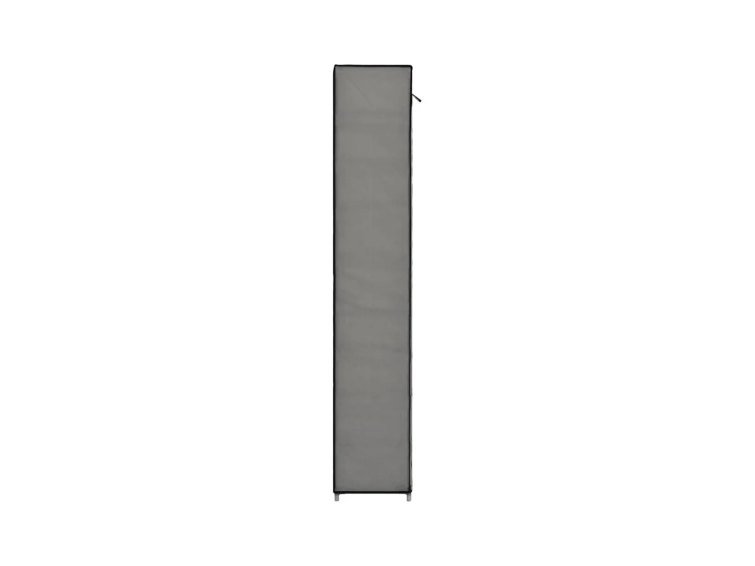 Schoenenkast met hoes Grijs 57x29x162 cm Stof