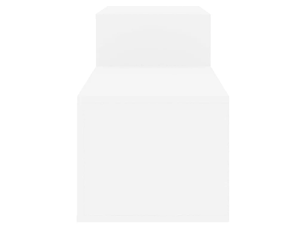 Sapateira Branco 150x35x45 cm Madeira trabalhada