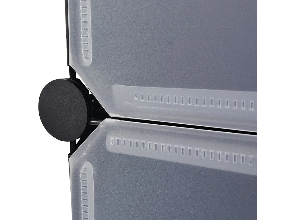 Sapateira com 10 compartimentos Preto