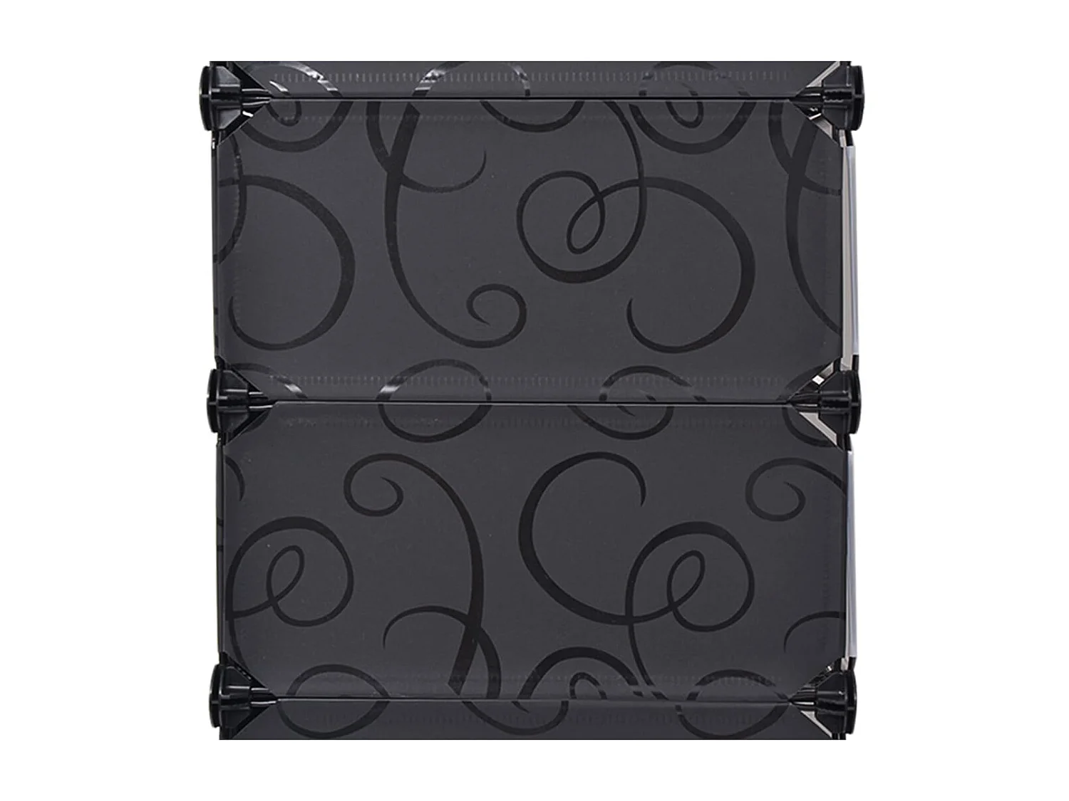 Armoire à chaussures avec 10 compartiments Noir