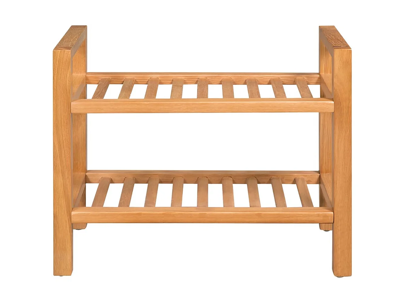 sapateira com 2 prateleiras 50x27x40 cm Carvalho maciço