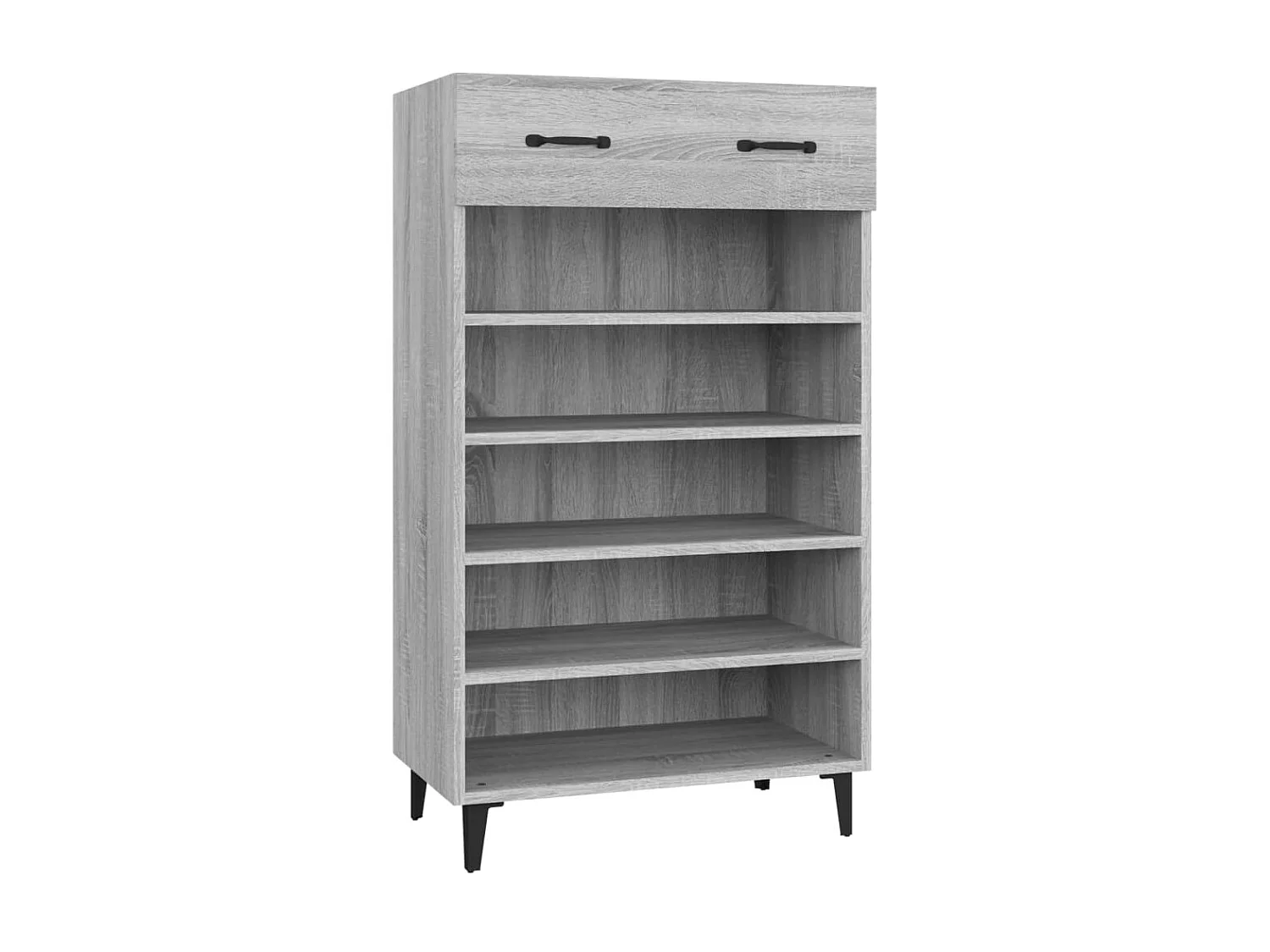 Armoire à chaussures Sonoma gris 60x35x105 cm Bois d'ingénierie