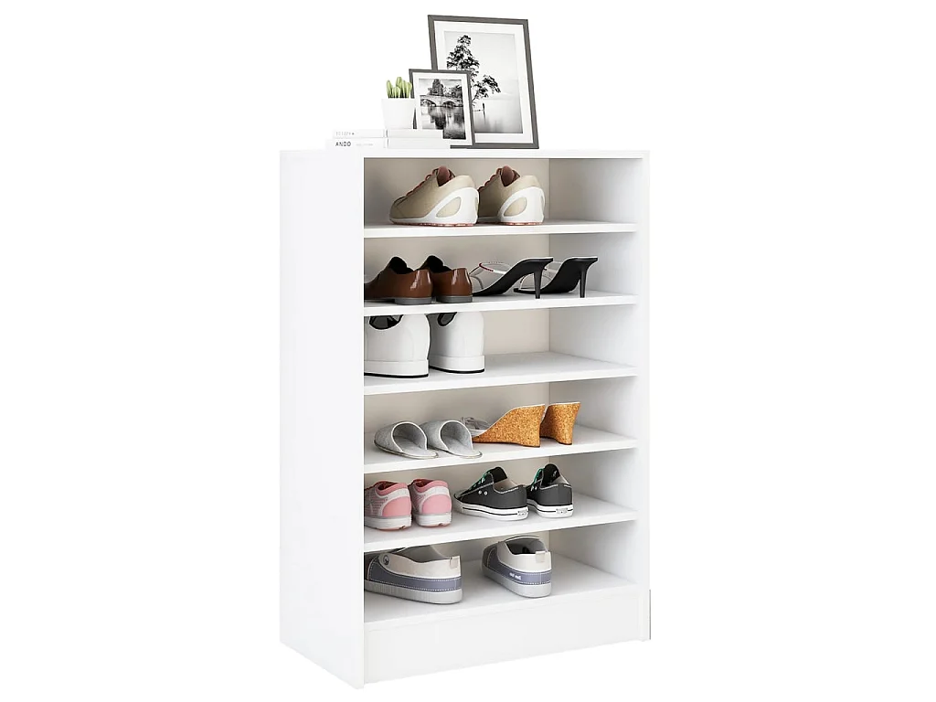 Sapateira Branco 60x35x92 cm Aglomerado