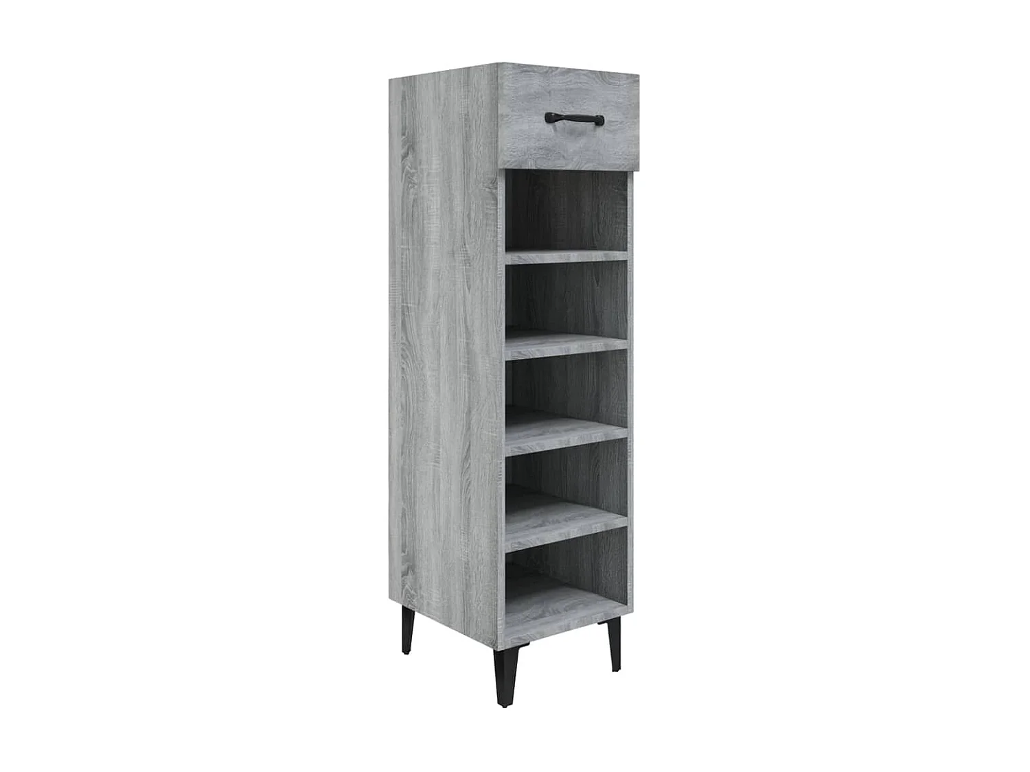 Meuble à chaussures Sonoma gris 30x35x105 cm Bois d'ingénierie