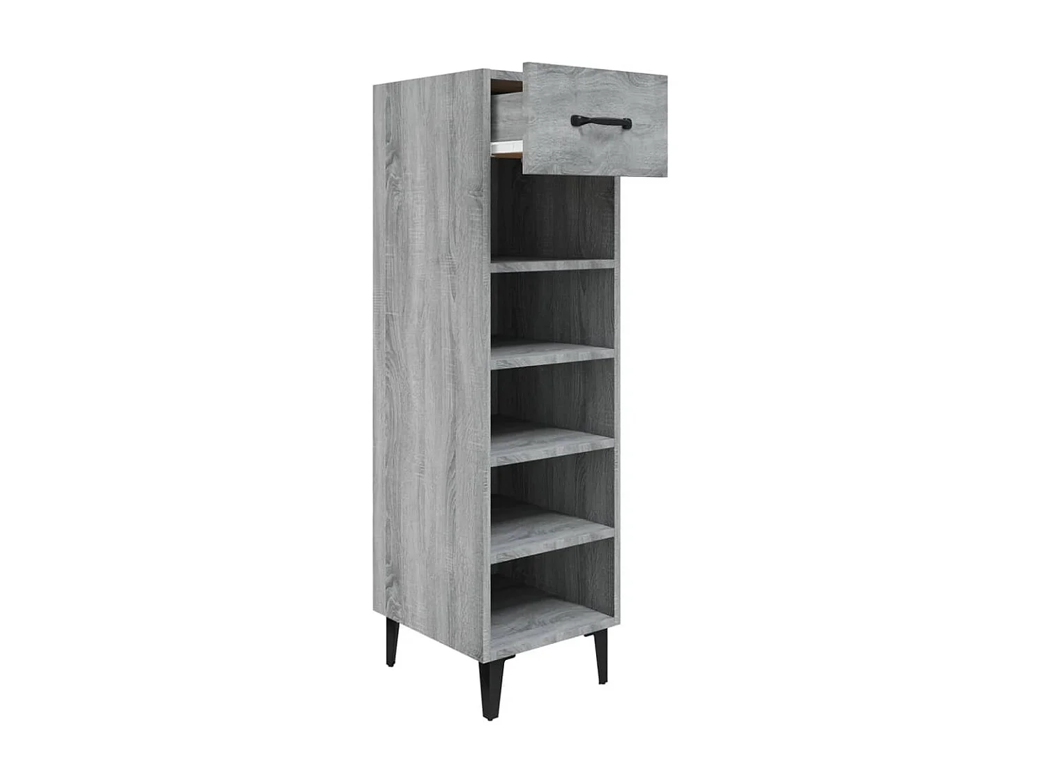 Meuble à chaussures Sonoma gris 30x35x105 cm Bois d'ingénierie