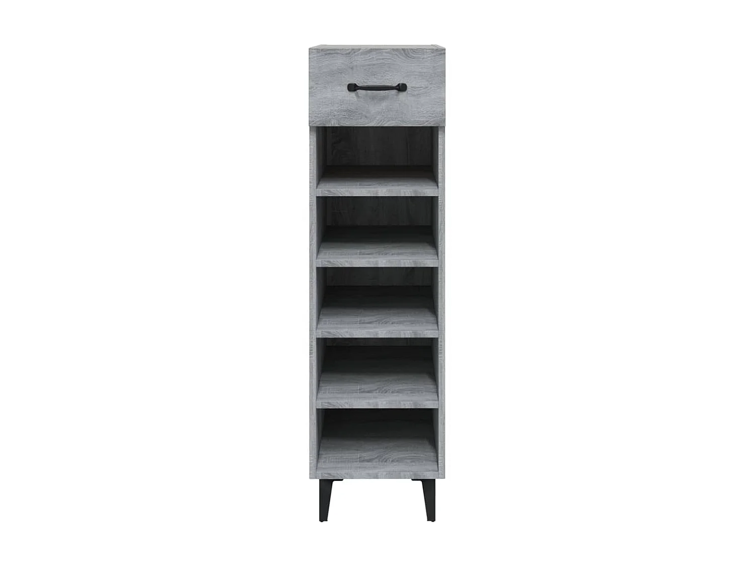 Meuble à chaussures Sonoma gris 30x35x105 cm Bois d'ingénierie