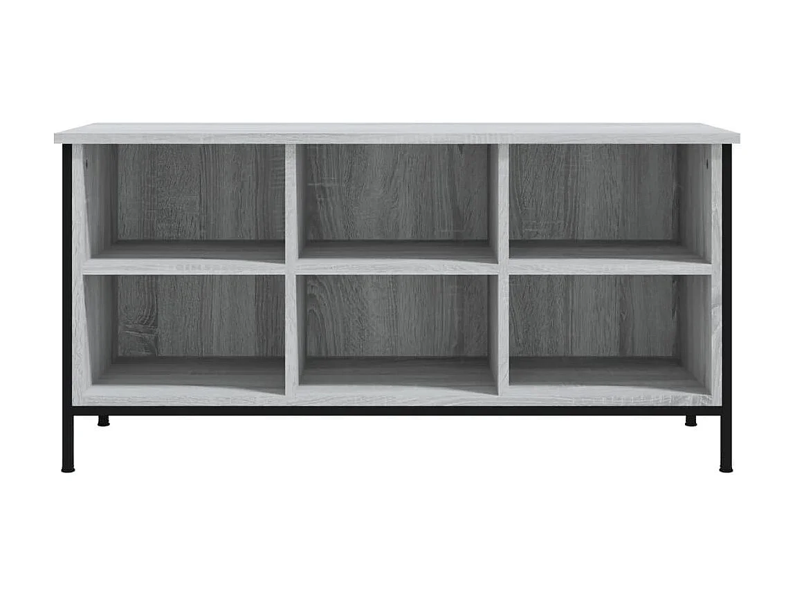 Armoire à chaussures sonoma gris 100x35x50 cm bois d'ingénierie