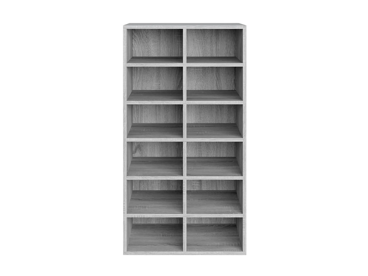 zapatero Sonoma gris 54x34x100,5 cm Madera contrachapada