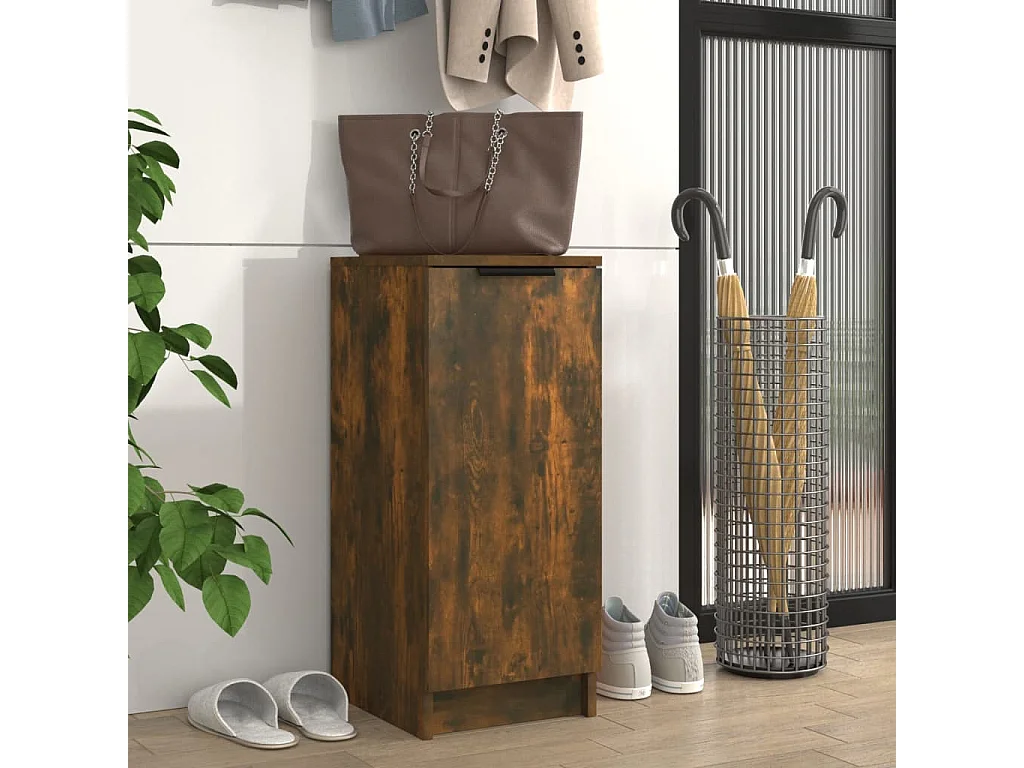 Zapatero Roble ahumado 30x35x70 cm Madera contrachapada