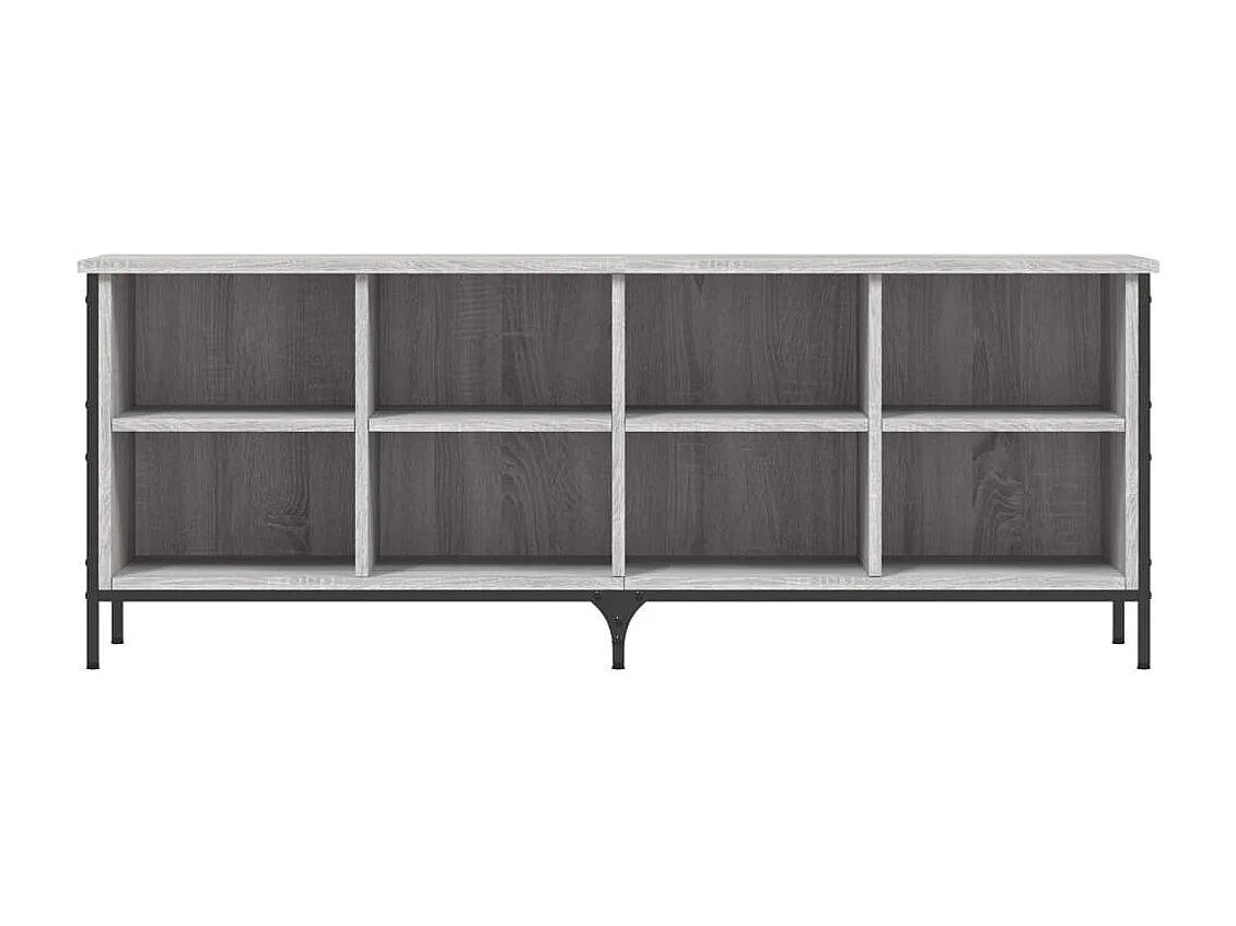 Armoire à chaussures sonoma gris 131x35x50 cm bois d'ingénierie