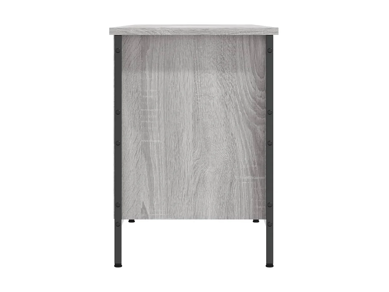 Armoire à chaussures sonoma gris 131x35x50 cm bois d'ingénierie