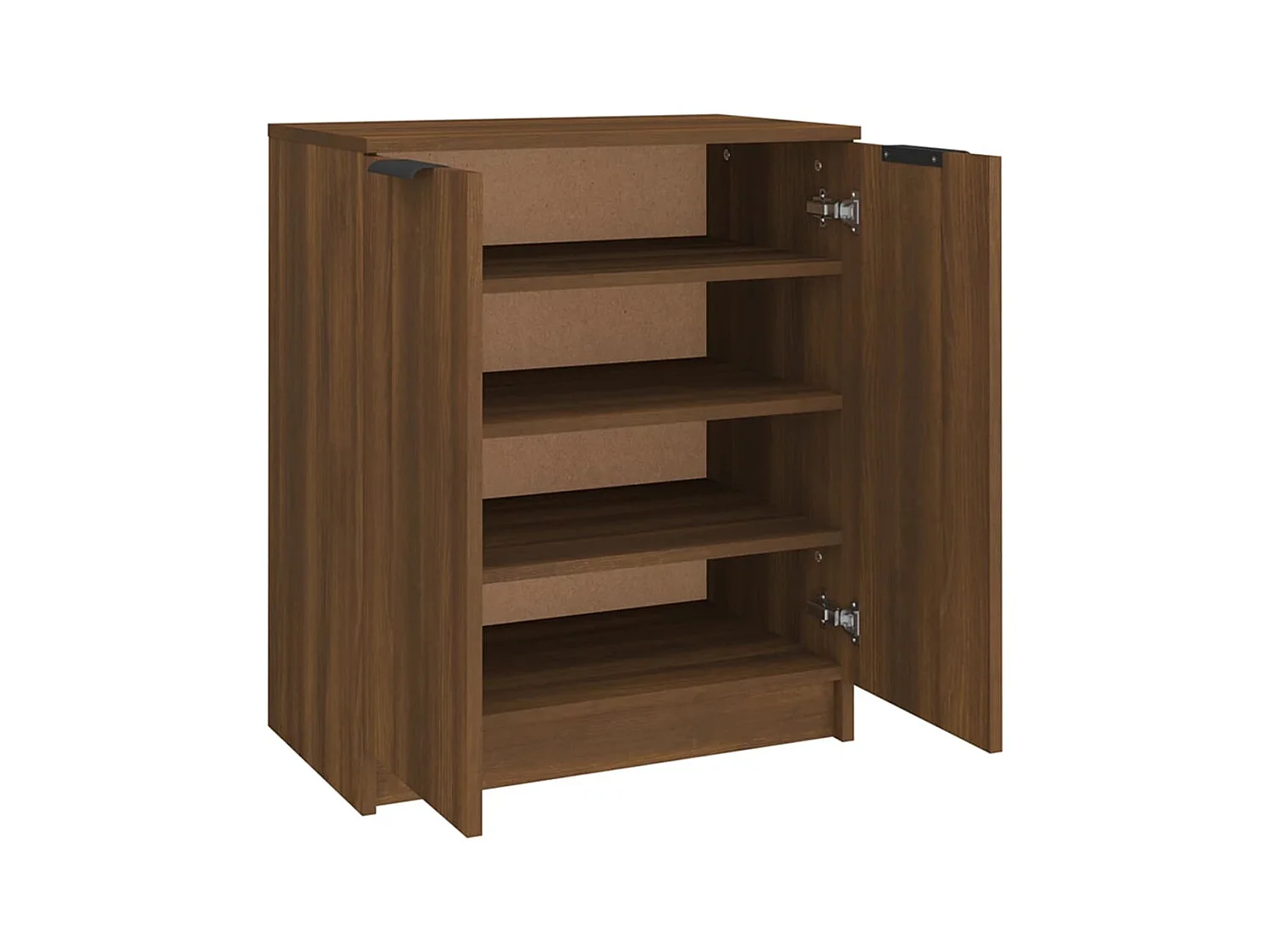 Scarpiera Rovere marrone 59x35x70 cm MDF
