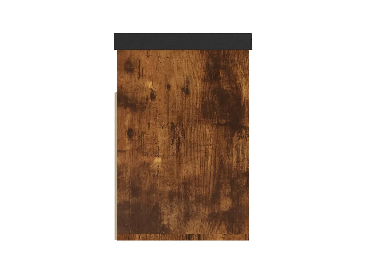 Banc à chaussures avec coussin Chêne fumé 80x30x47 cm Aggloméré