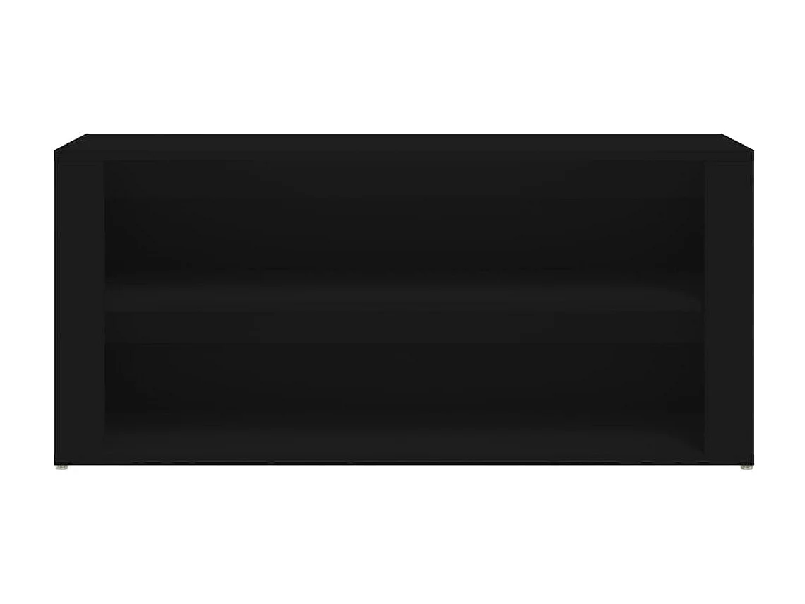 étagère à chaussures Noir 100x35x45 cm Bois d'ingénierie