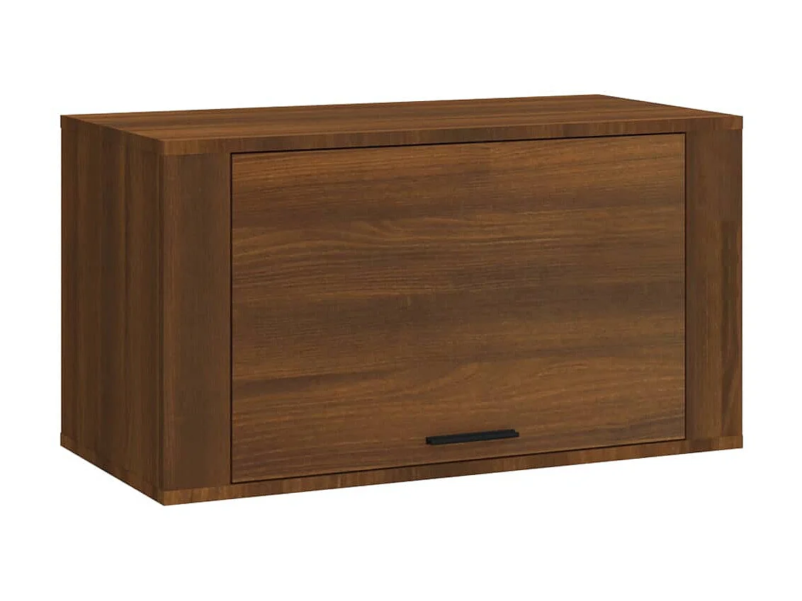 Armoire à chaussures murale Chêne marron 70x35x38cm Bois de Pin