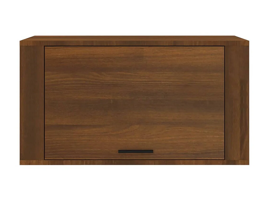 Armoire à chaussures murale Chêne marron 70x35x38cm Bois de Pin