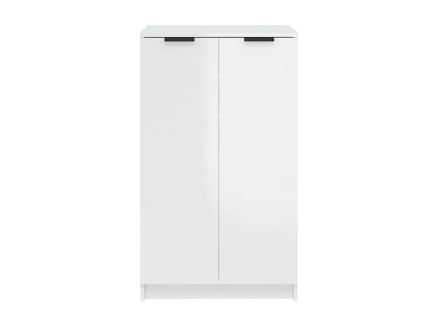 Scarpiera Bianco lucido 59x35x100 cm MDF