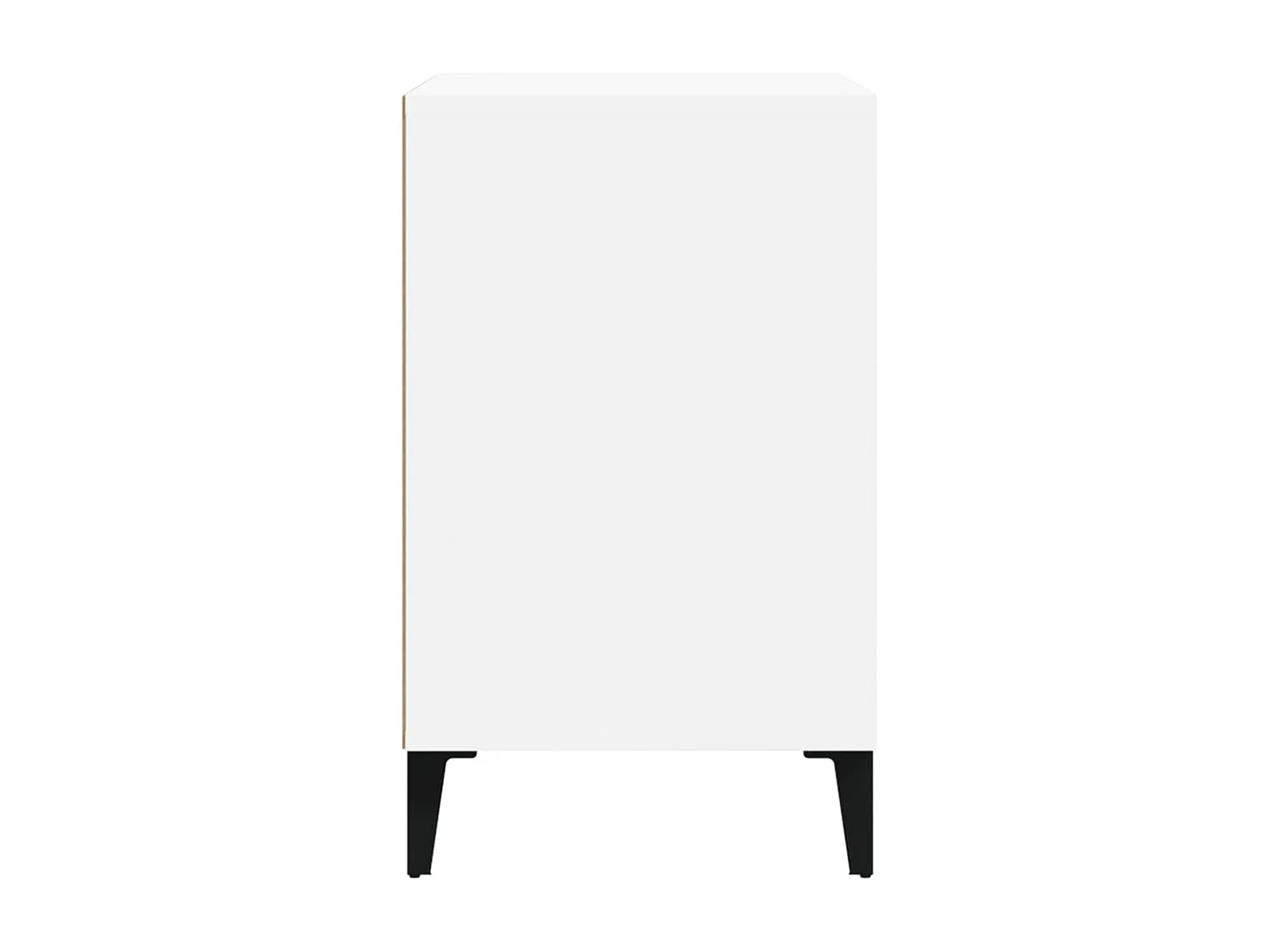 Scarpiera Bianco lucido 102x36x60 cm MDF