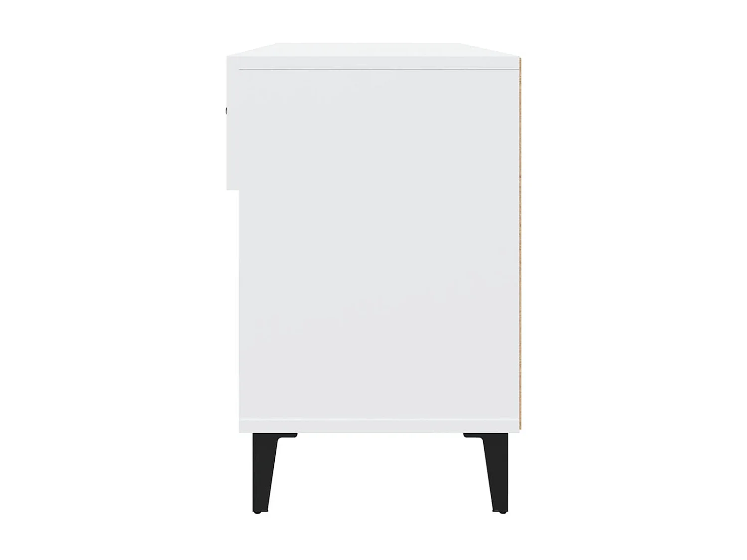 Schoenenkast Wit 102x35x55 cm Bewerkt hout