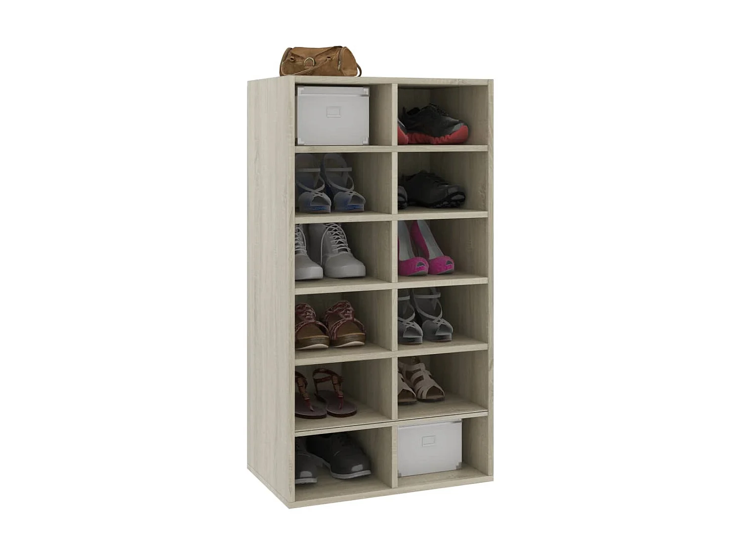 sapateira carvalho Sonoma 54x34x100,5 cm