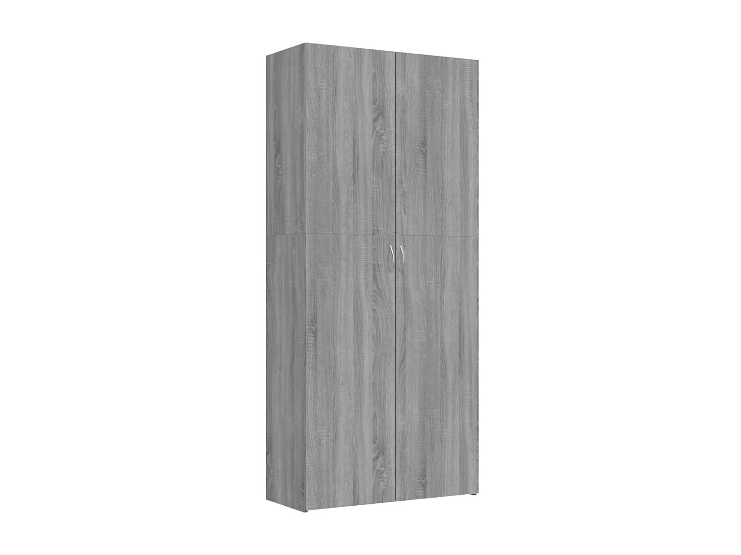 Armoire à chaussures Sonoma gris 80x35,5x180 cm Bois ingénierie