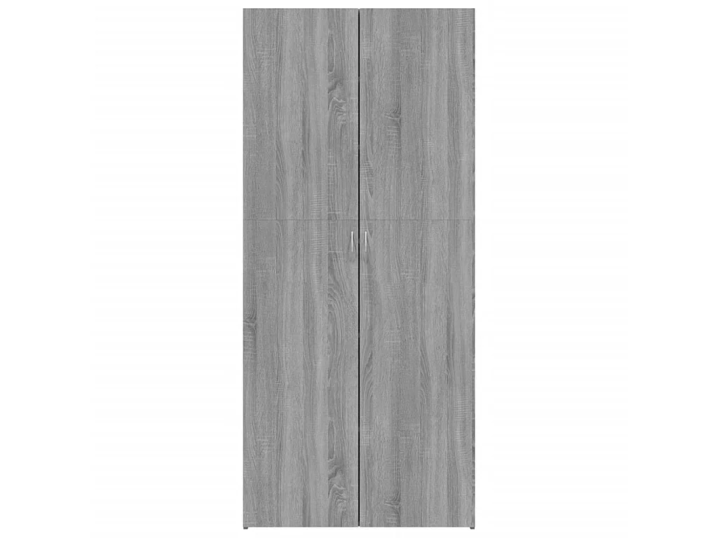Armoire à chaussures Sonoma gris 80x35,5x180 cm Bois ingénierie