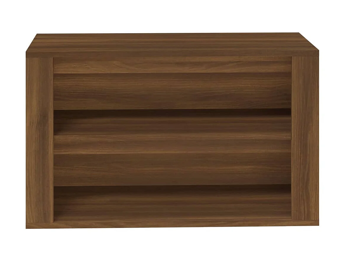 étagère à chaussures Chêne marron 75x35x45 cm Bois d'ingénierie