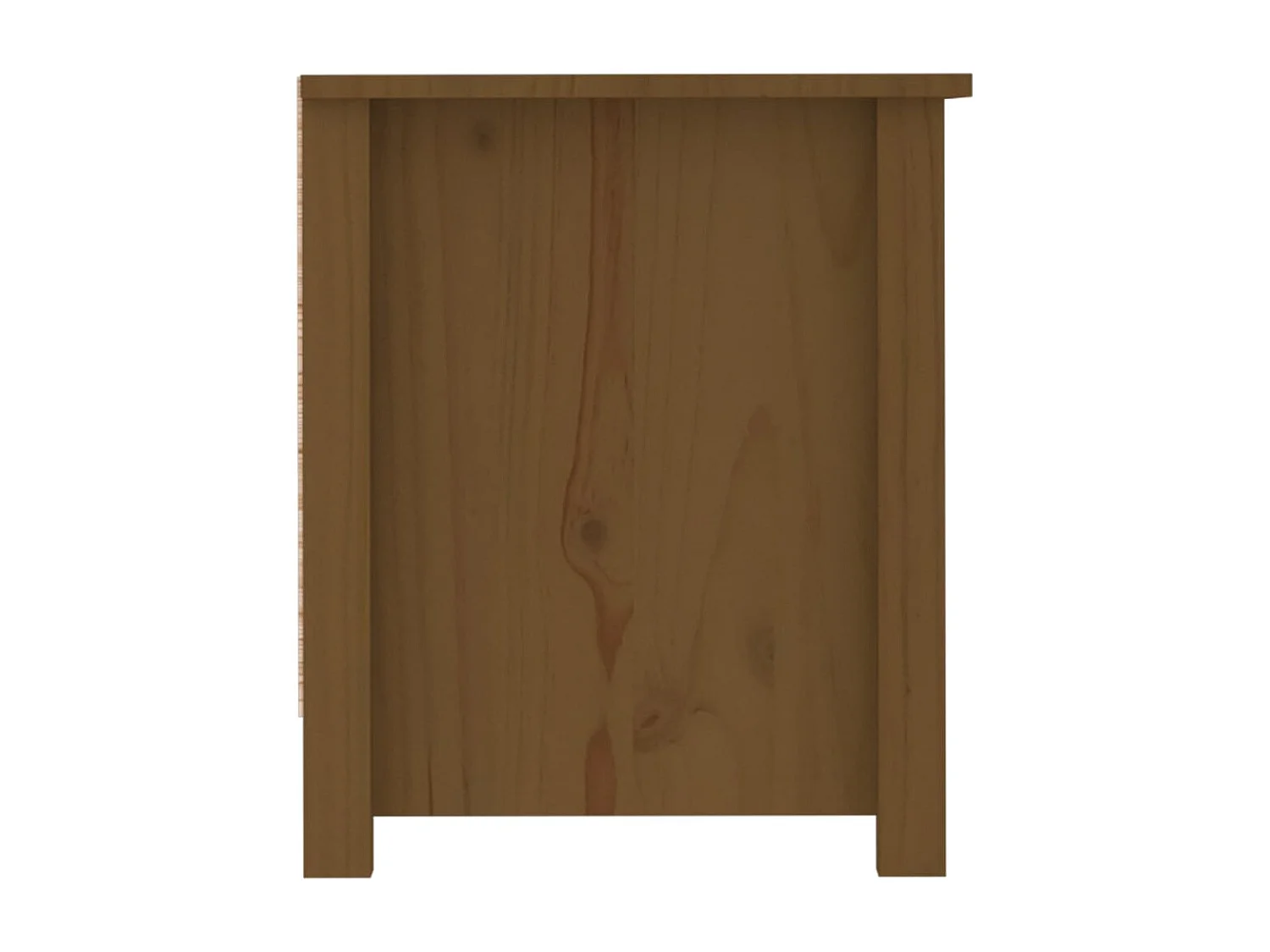 Armoire à chaussures Marron miel 110x38x45,5 cm Bois pin massif