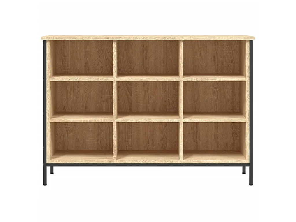 Armoire à chaussures chêne sonoma 100x35x70cm bois d'ingénierie