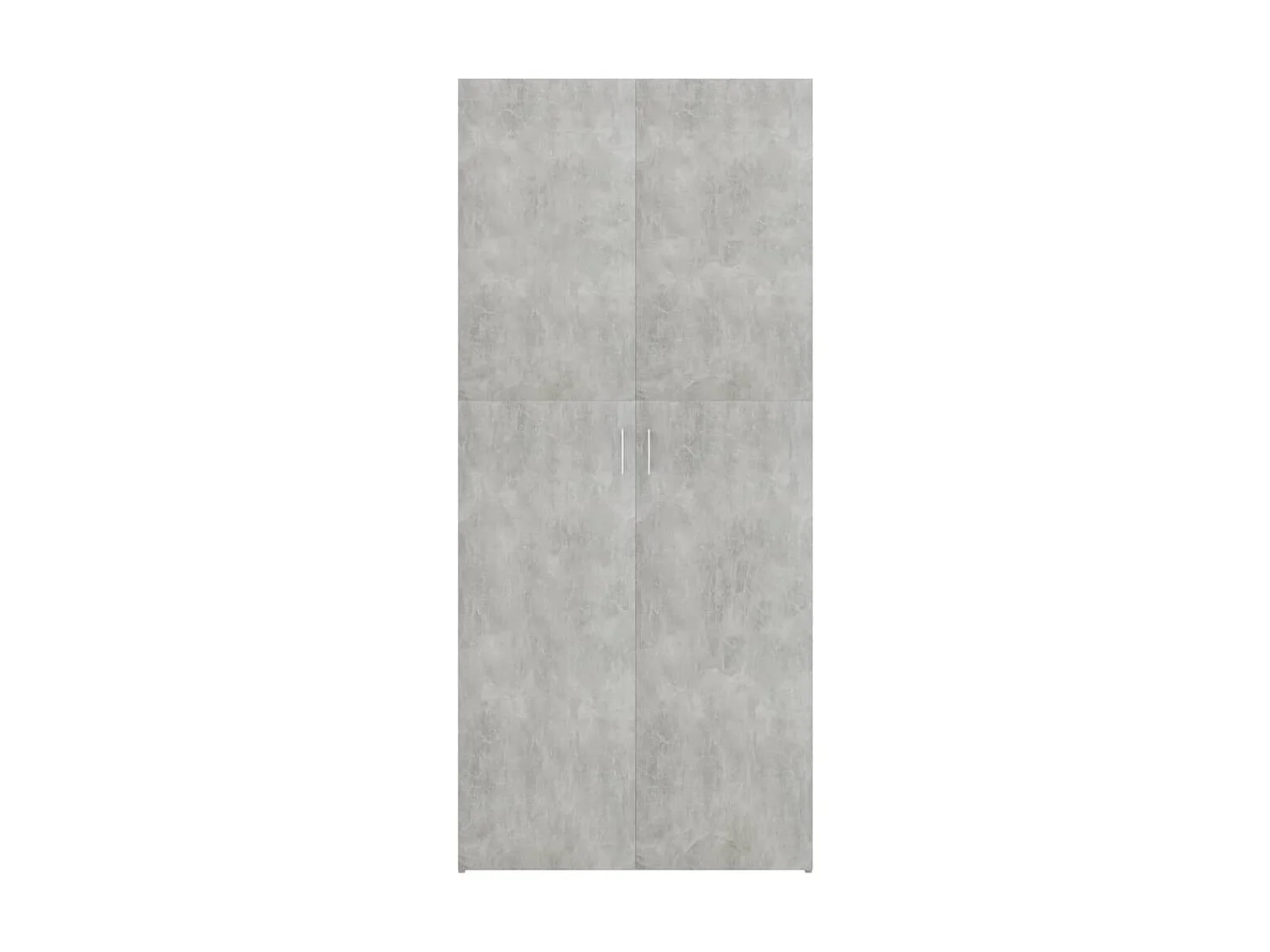 Armoire à chaussures Gris béton 80 x 35,5 x 180 cm Aggloméré