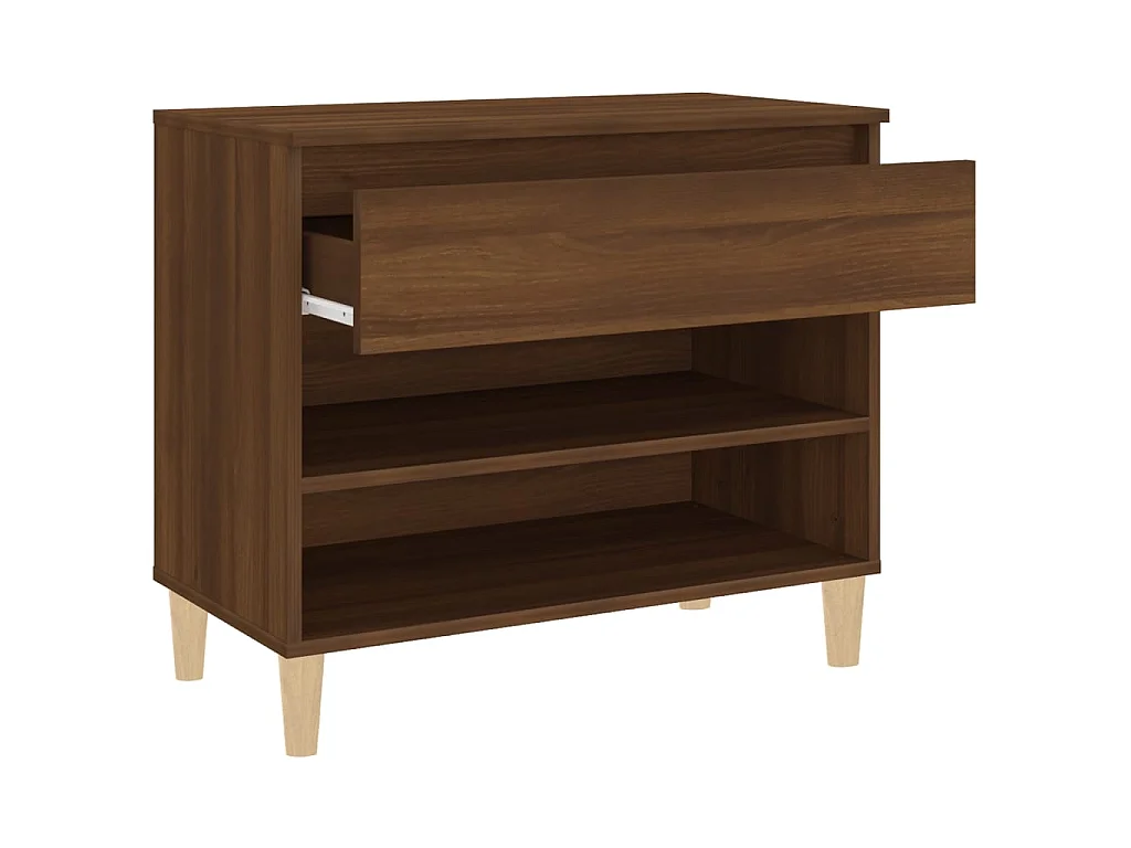 Armoire à chaussures Chêne marron 70x36x60 cm Bois d'ingénierie