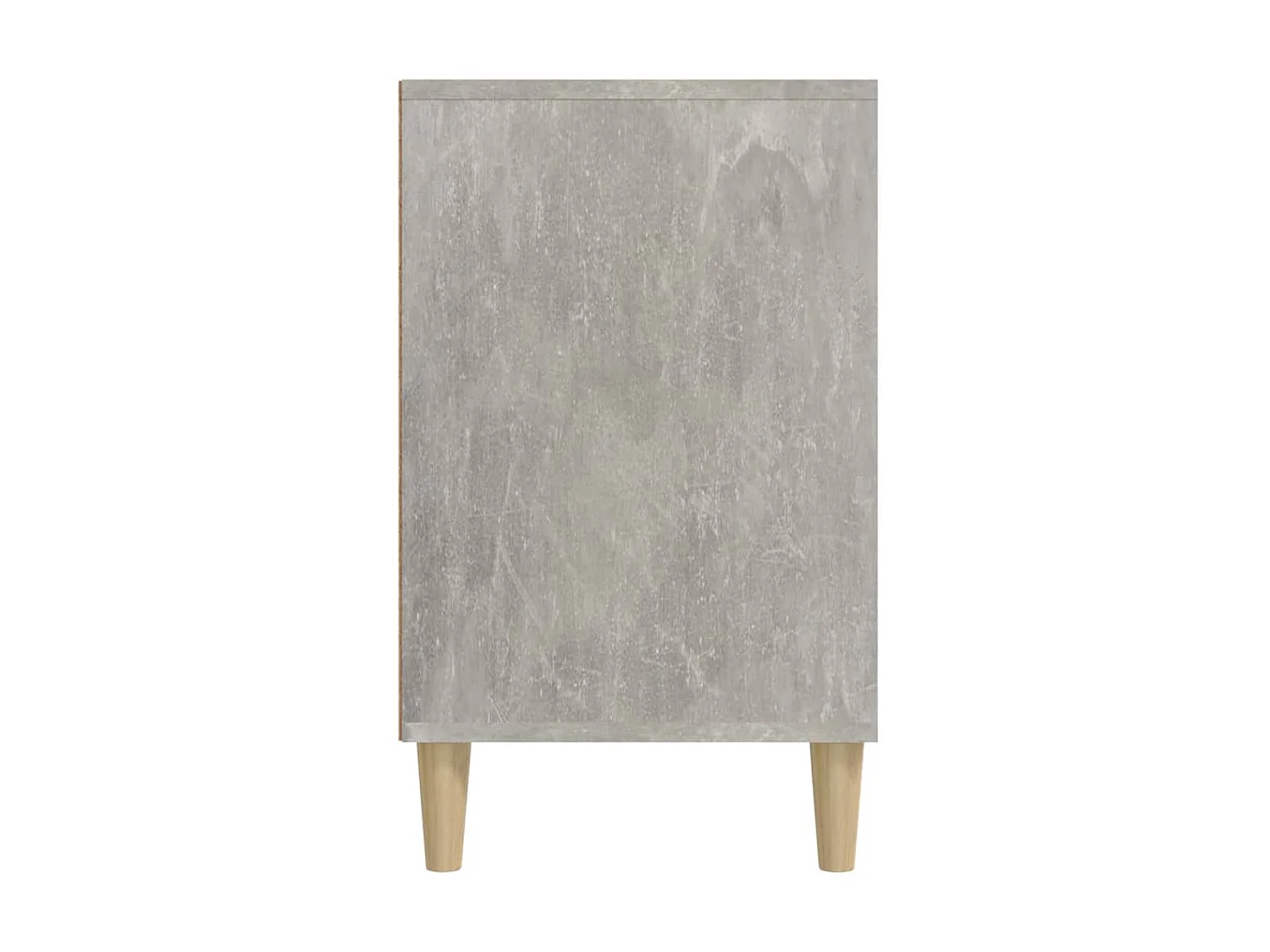 Armoire à chaussures Gris béton 102x36x60 cm Bois d'ingénierie