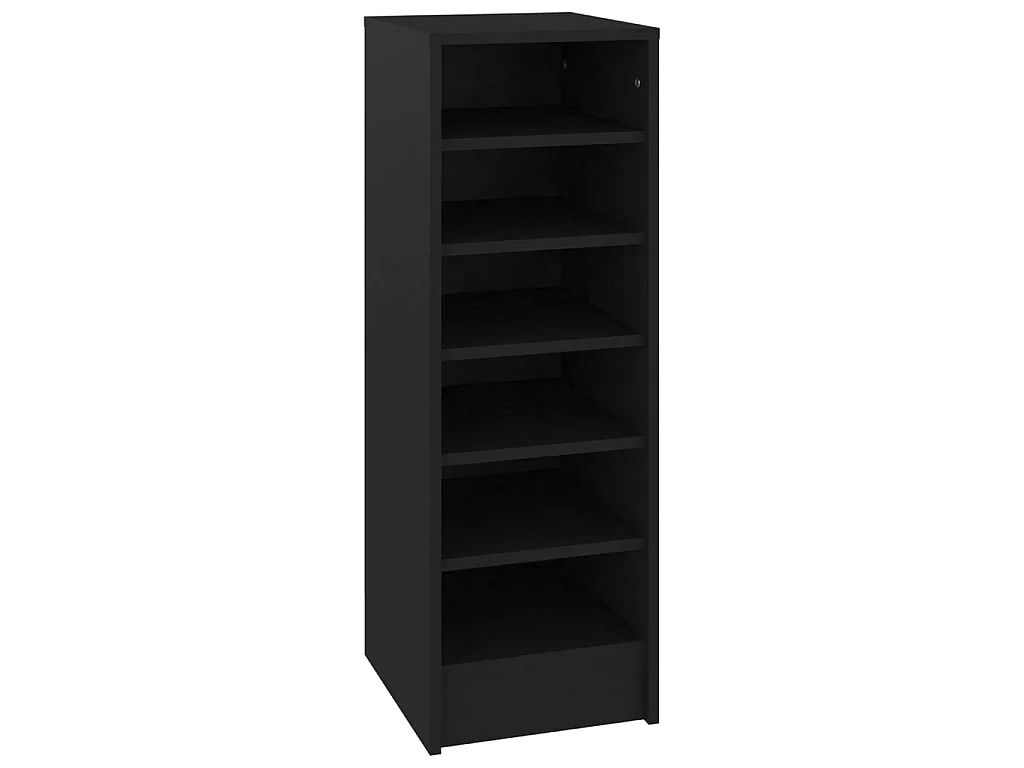 Armoire à chaussures Noir 31,5x35x90 cm Aggloméré