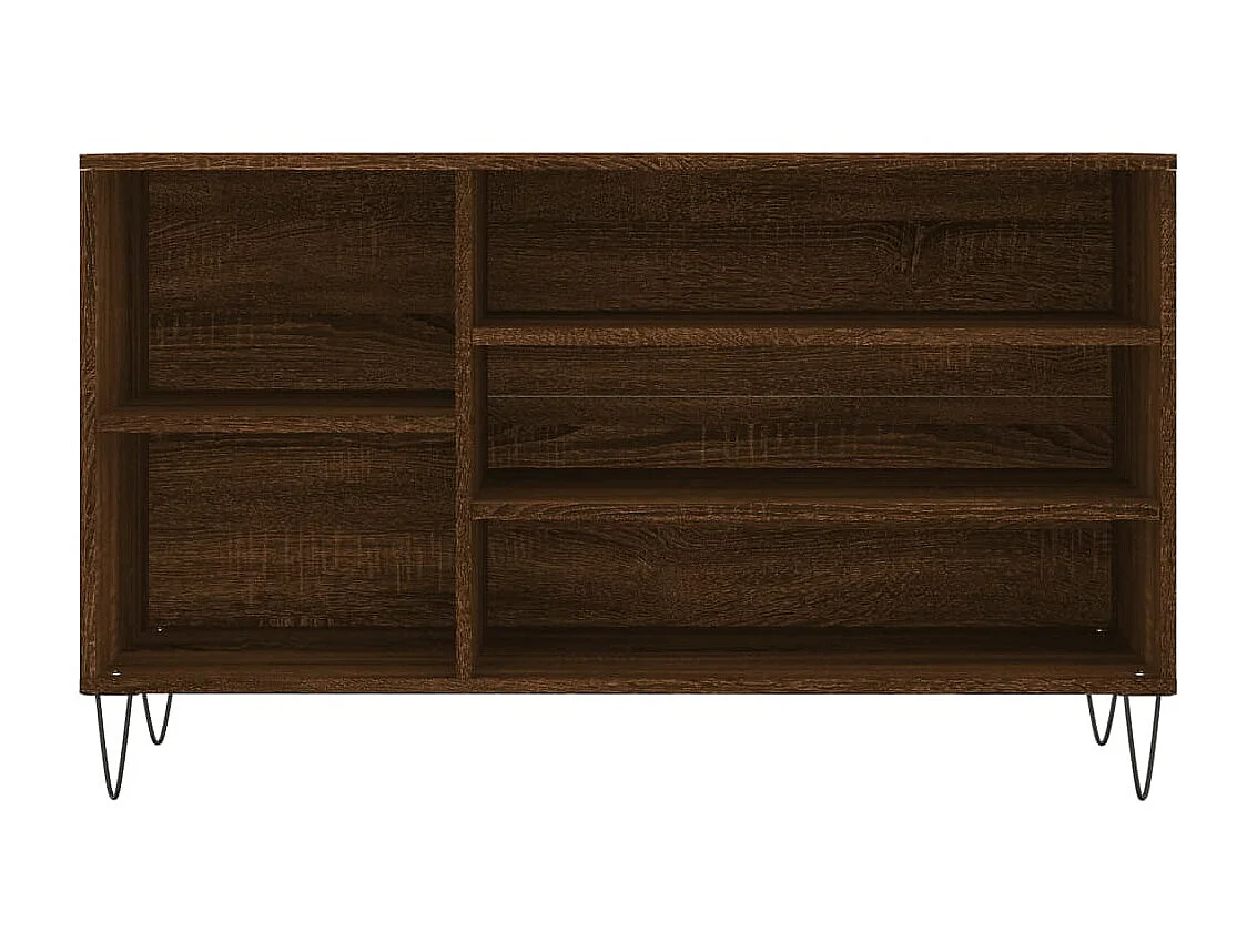 Armoire à chaussures Chêne marron 102x36x60cm Bois d'ingénierie