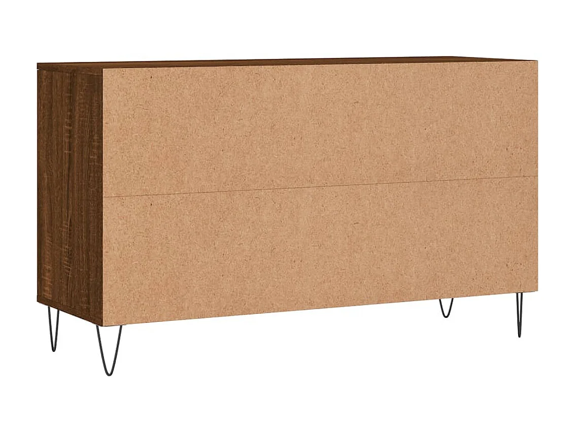 Armoire à chaussures Chêne marron 102x36x60cm Bois d'ingénierie