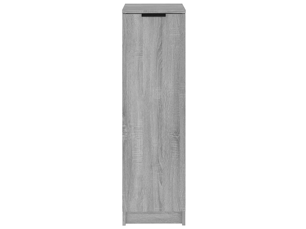 Meuble à chaussures Sonoma gris 30x35x100 cm Bois d'ingénierie
