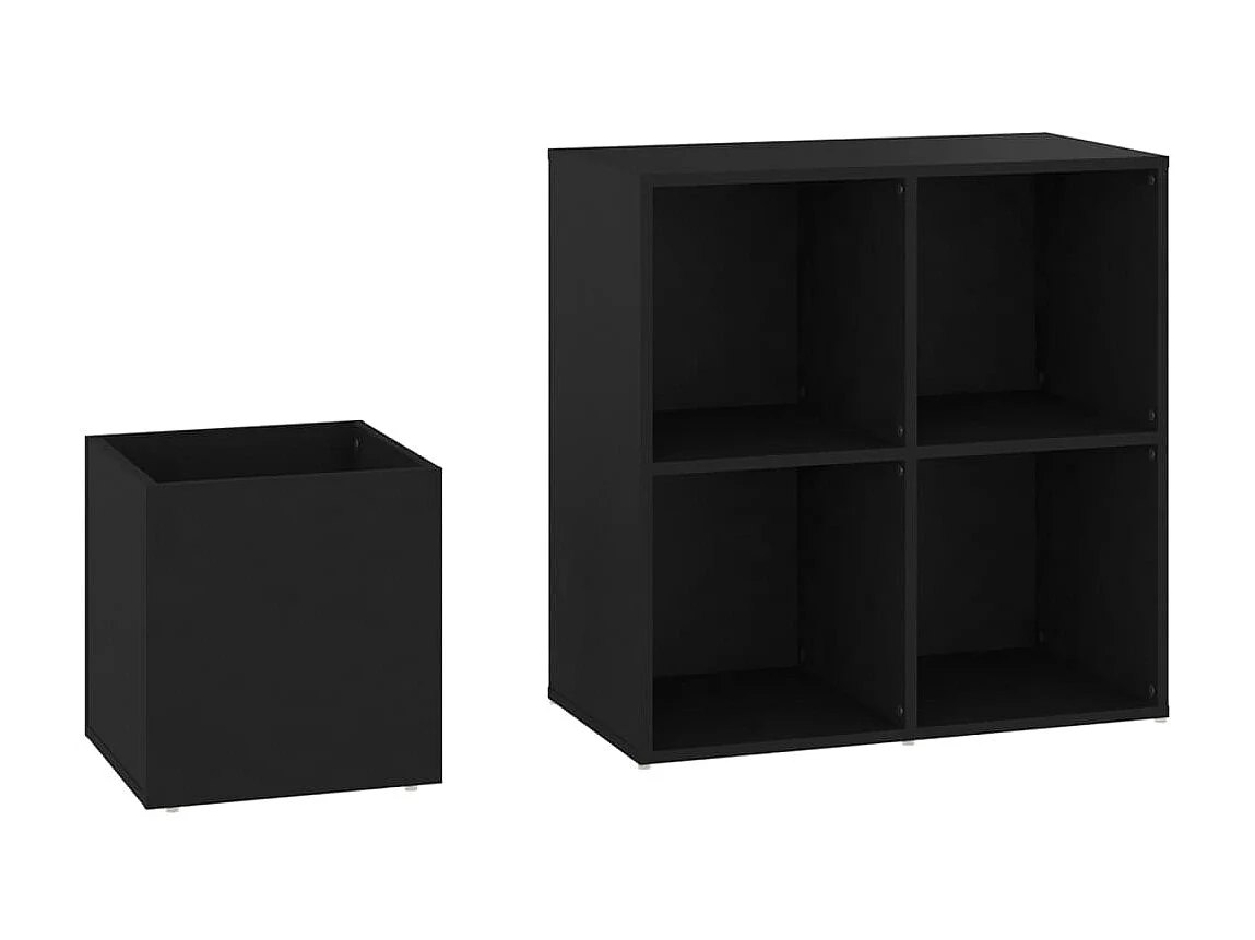 Entree schoenenkast Zwart 105x35,5x70 cm Spaanplaat