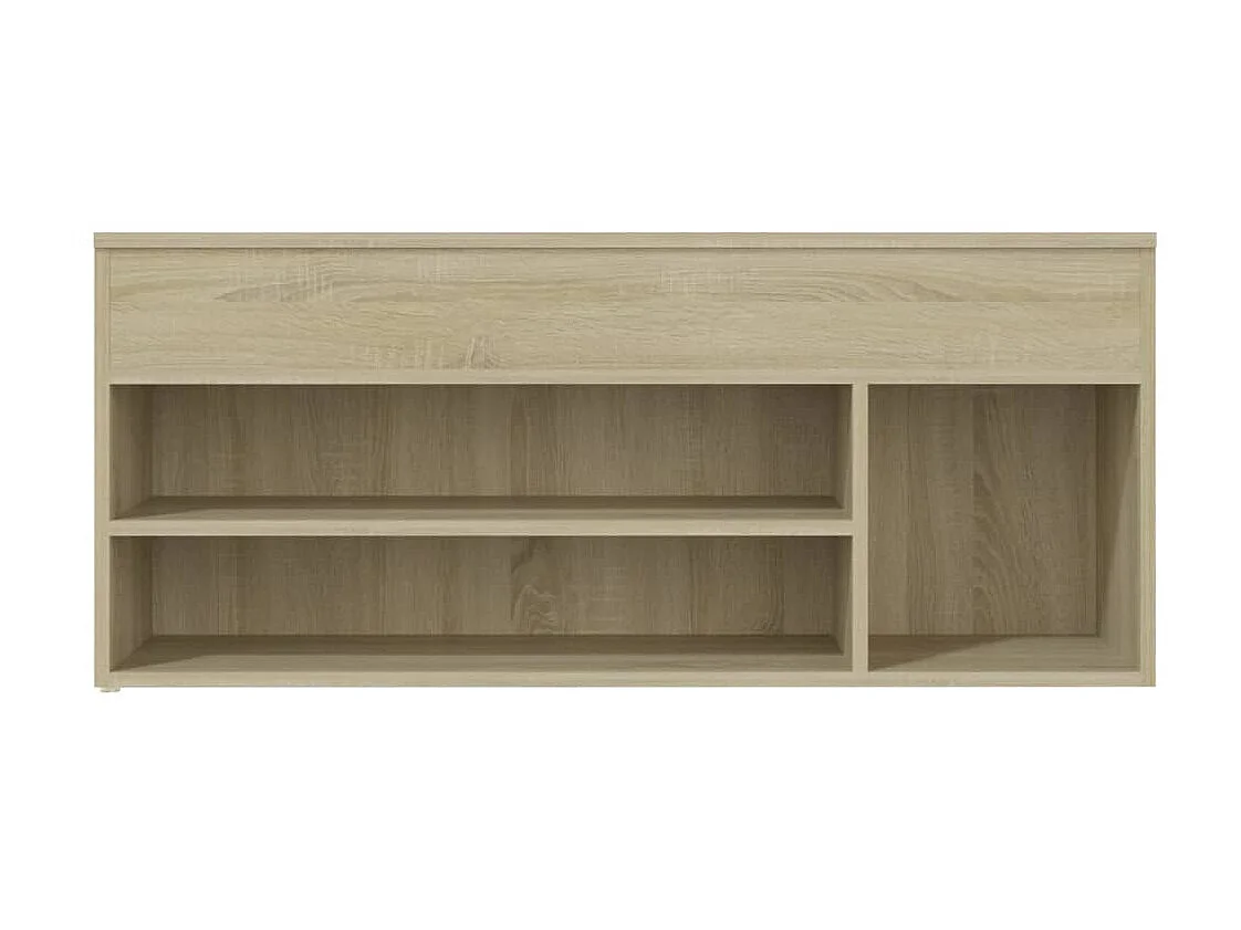 Banc à chaussures Chêne sonoma 105x30x45 cm Aggloméré