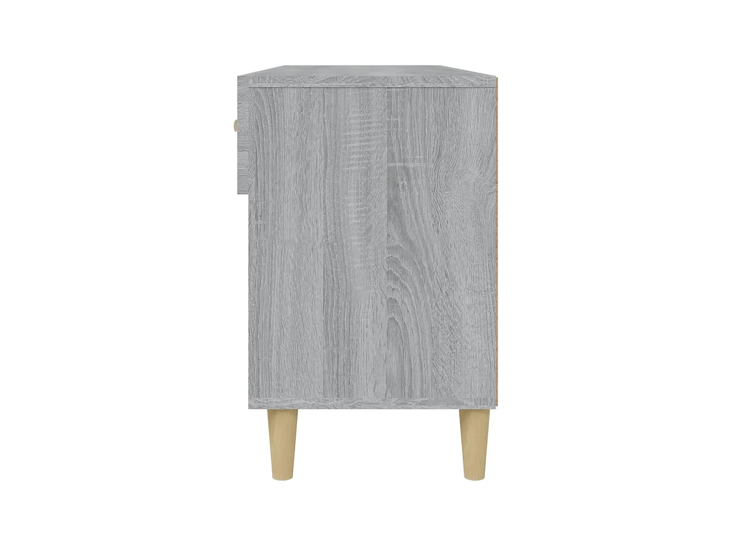 Scarpiera Sonoma grigia 102x35x55 cm MDF