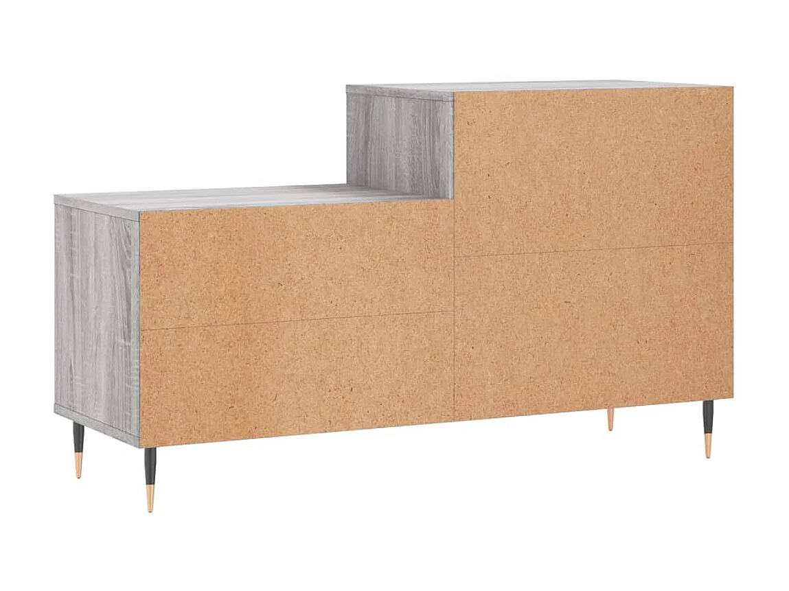 Armoire à chaussures Sonoma gris 102x36x60 cm Bois d'ingénierie