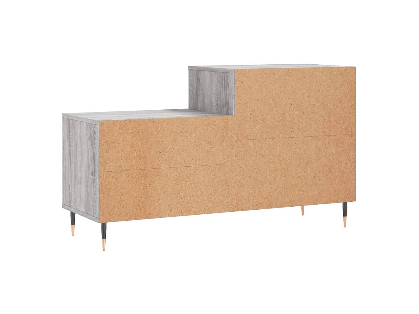 Armoire à chaussures Sonoma gris 102x36x60 cm Bois d'ingénierie