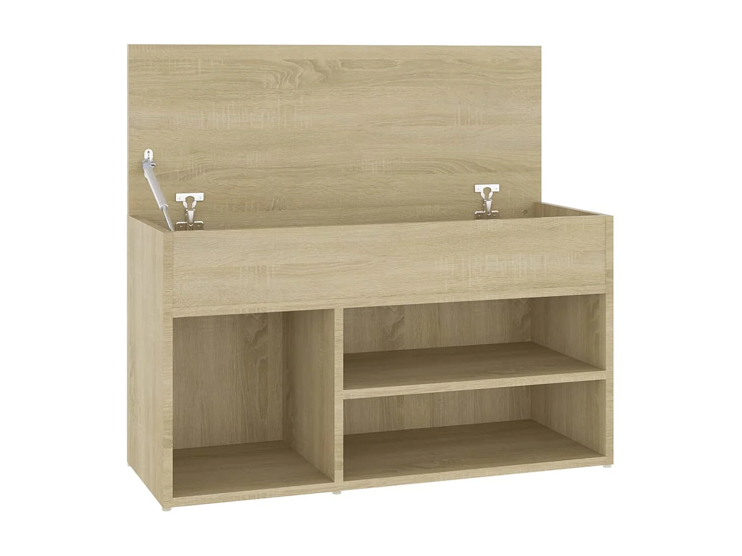 Banc à chaussures Chêne sonoma 80x30x45 cm Aggloméré