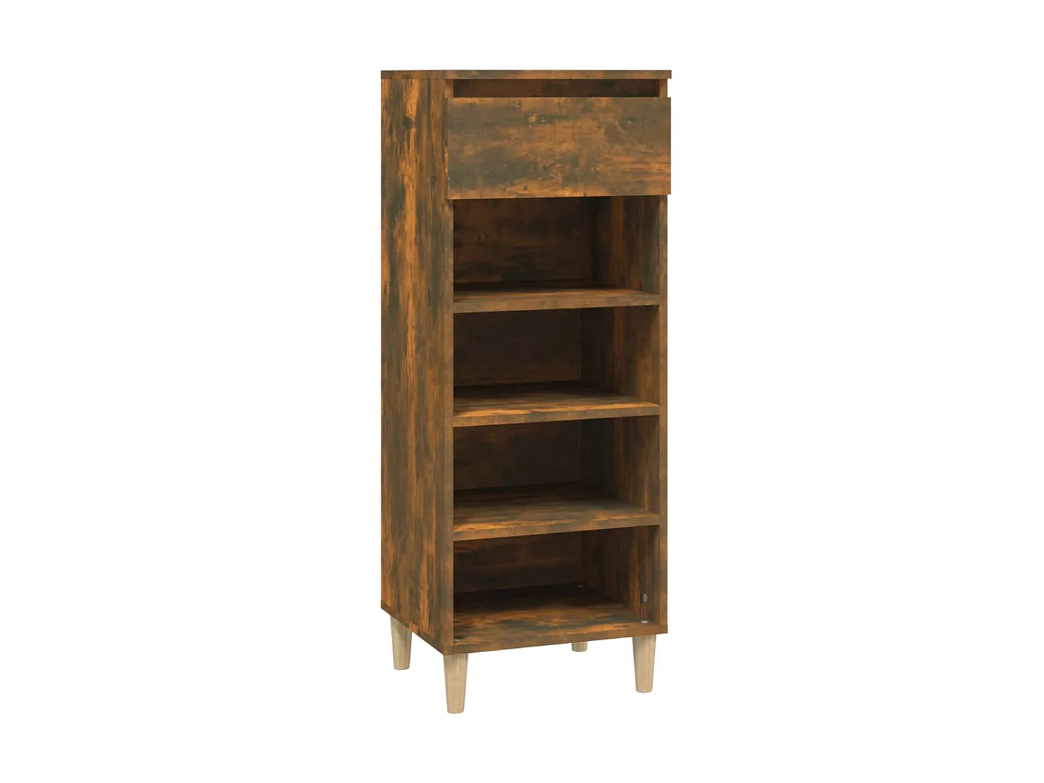 Armoire à chaussures Chêne fumé 40x36x105 cm Bois d'ingénierie